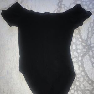 Off the shoulder, one piece